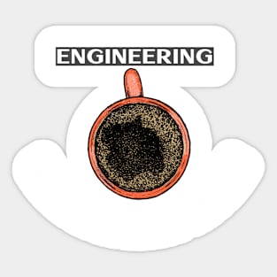 When Logic Meets Caffeine Funny Engineers Sticker